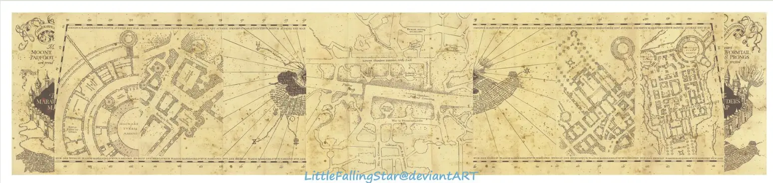 Marauder's Map - see the links I gave to make your own!