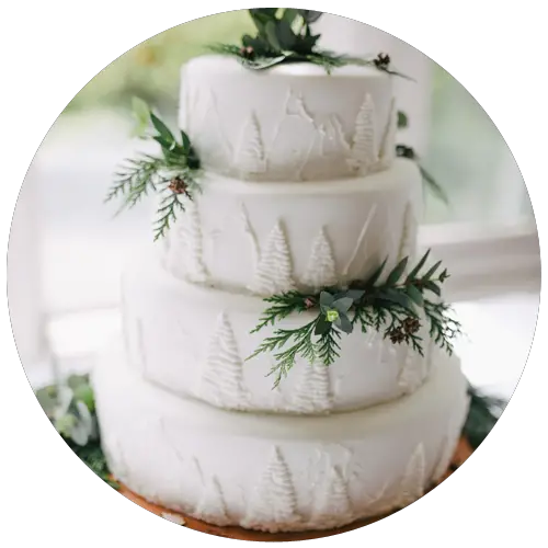 I'm sure you've seen the over-the-top seven layered wedding cakes on Pinterest by now...? Unless you have over 350 wedding guests who just loves to eat cake, be careful of doing this. Chances are, you will pay a lot of money for it and end up with so much left over that you'll end up giving whole cakes away. Make sure you consult your wedding cake baker for estimates on cake sizes and how big your cake should be. From the post: All you need to know about the fairytale wedding theme, by The Wedding Club.