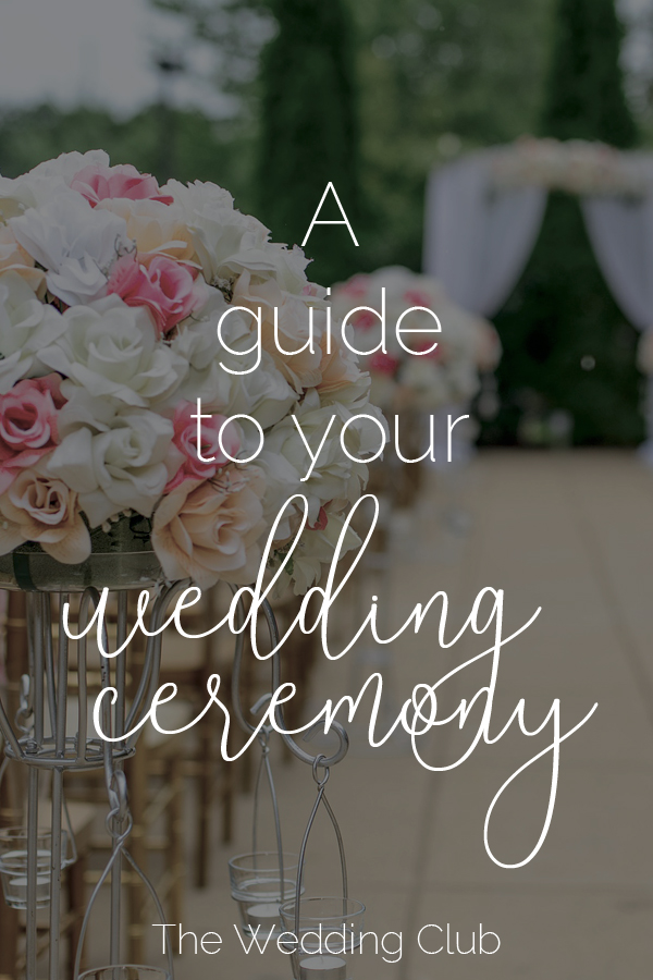 A Guide to your wedding ceremony
