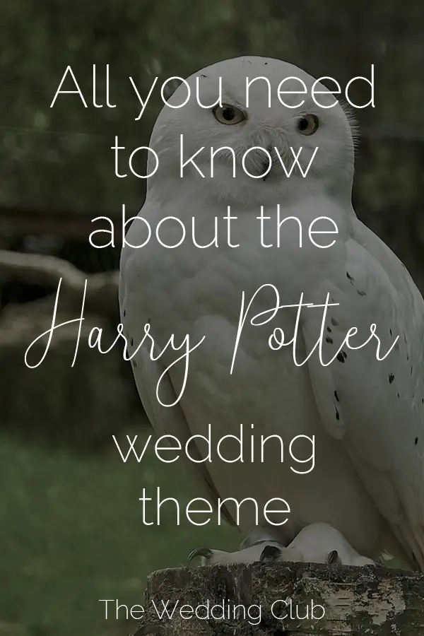 All you need to know about having a Harry Potter wedding theme