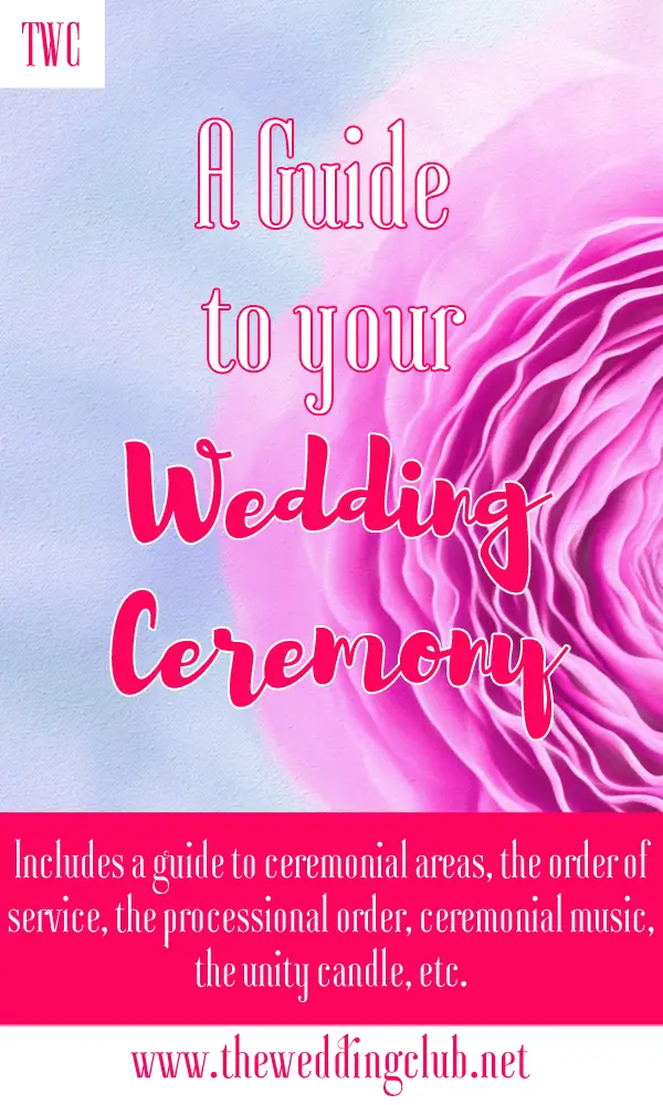 A Guide to your Wedding Ceremony