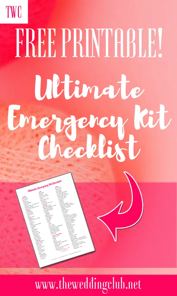 when planning backfires - how to rescue your wedding - free wedding emergency kit checklist
