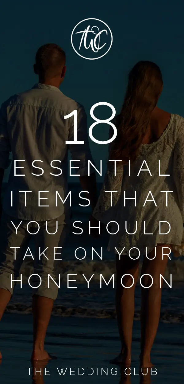 18 Essential items that you should take on your honeymoon - honeymoon packing list items, prepare for your honeymoon with these top items. #honeymoon #travel #destination #vacation #trip #vacay #newlyweds