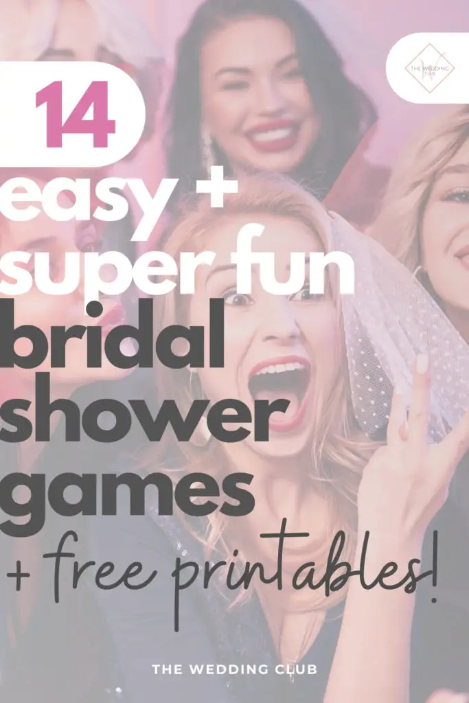 14 Easy and super fun Bridal Shower Games