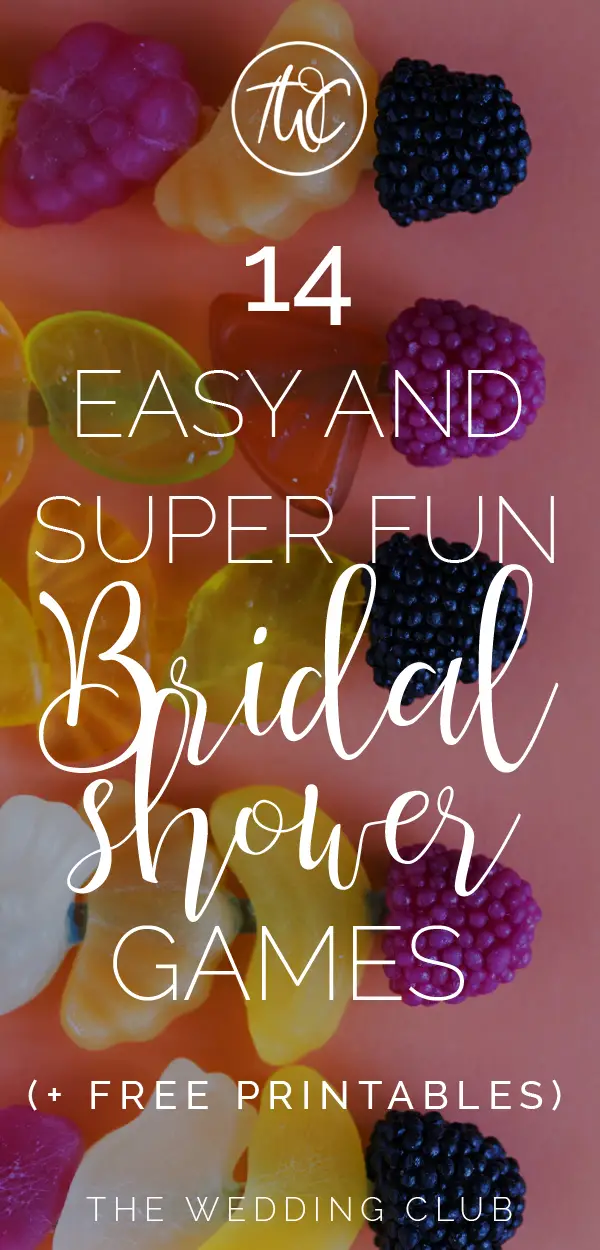 14 Easy and Super Fun Bridal Shower Games - for planning an unforgettable bridal shower - unique bridal shower ideas, bridal shower games, bridal shower activities, new games bridal shower #bridal #shower #bridalshower #hightea #henparty