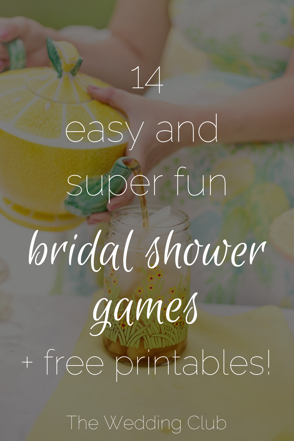 14 Easy and super fun Bridal Shower Games + FREE Printables
