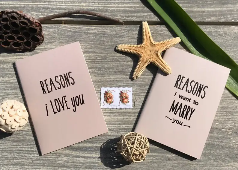 Reasons (Why) I Love You Journal + Notebook by TheoremFineGoods