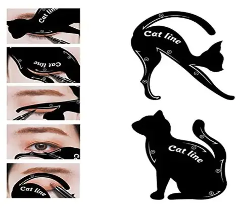 Cat eyeliner stencil set #afflink