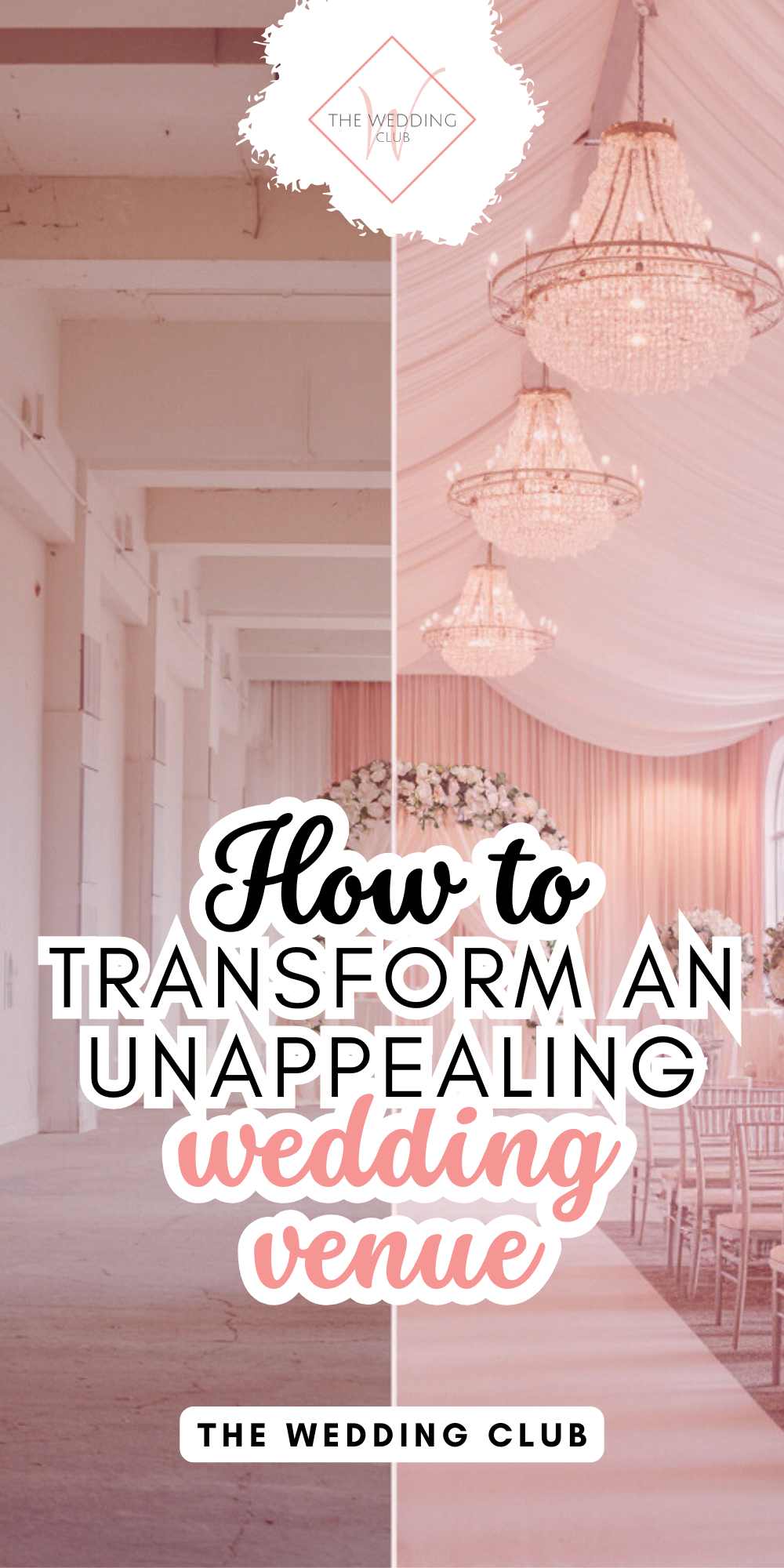 How to transform an unappealing wedding venue