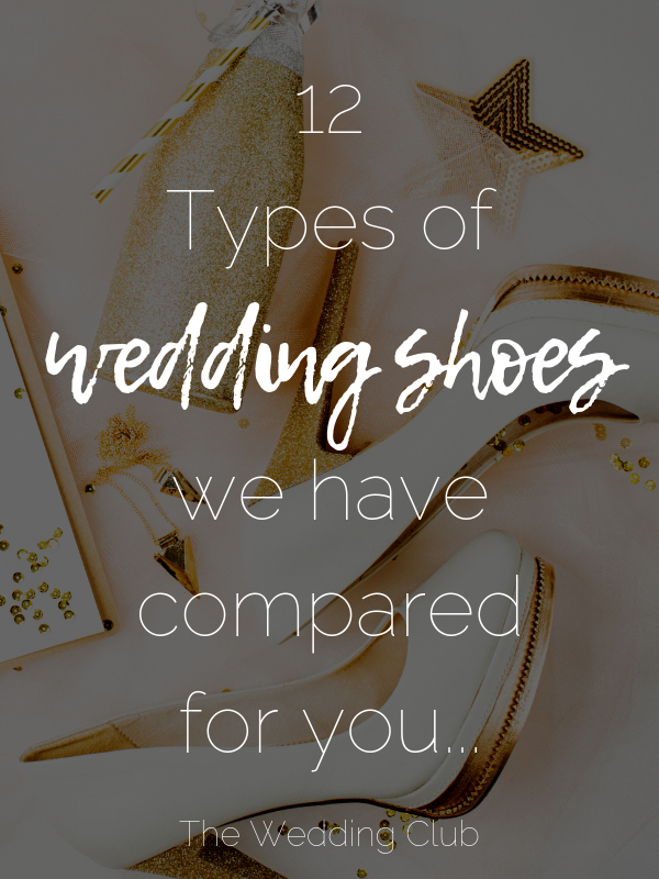 12 Types of wedding shoes we have compared for you