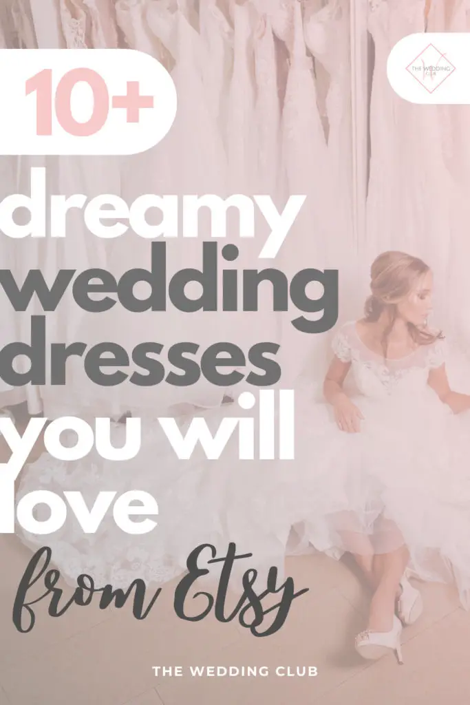 10+ Dreamy wedding dresses of 2019 youll love from Etsy
