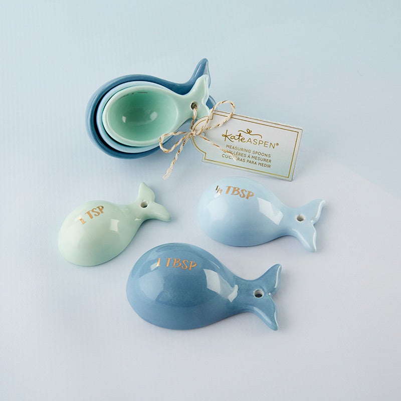Whale Shaped Ceramic Measuring Spoons