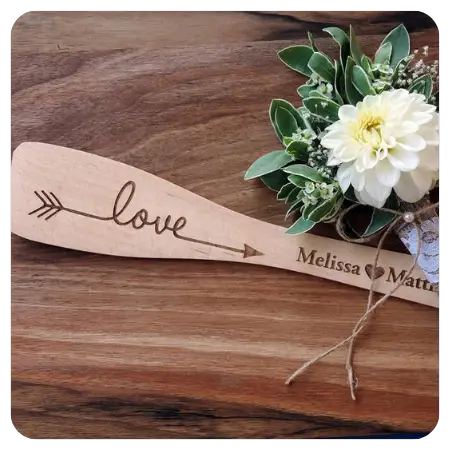 42+ Adorable wedding favors for the kitchen - Wedding Favor, Wooden Spatula - The Wedding Club