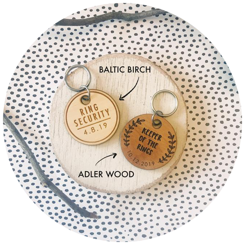 Custom dog wedding tags by PrintSmitten | 23+ Ways to include your dog in your wedding - These dog wedding ideas are perfect for the couple who wants to include their favorite pup on their big day!