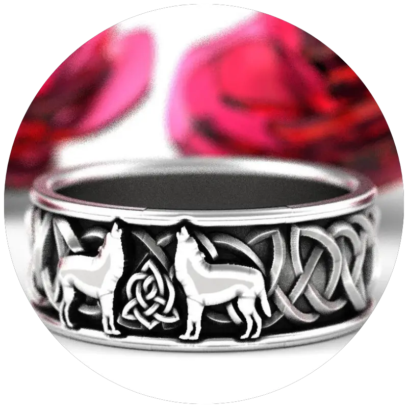 nordic wedding theme ring 2