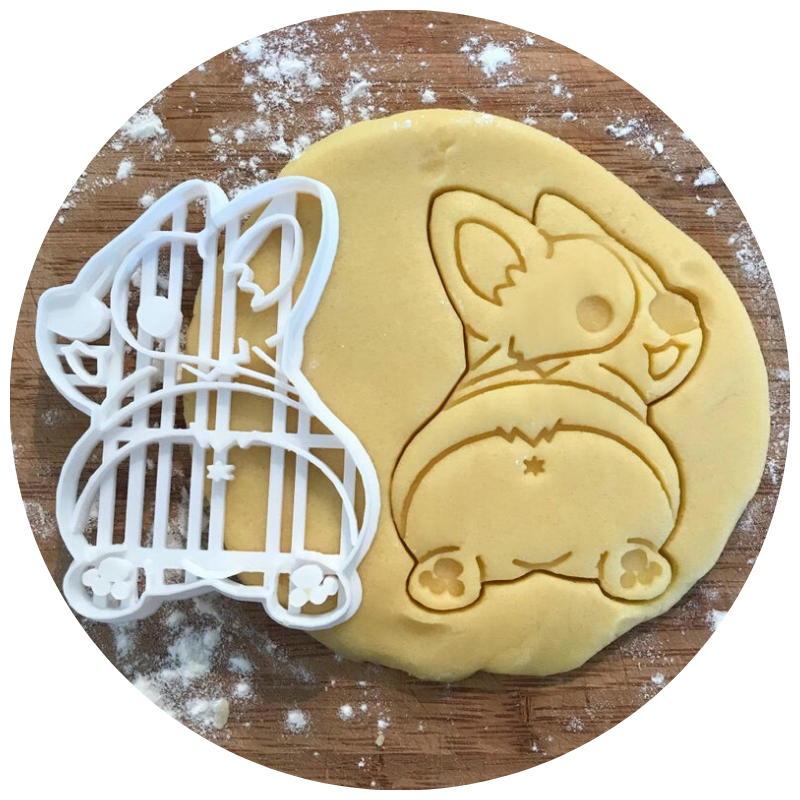 Corgi Butt Cookie cutter by Biscutie | 23+ Ways to include your dog in your wedding - These dog wedding ideas are perfect for the couple who wants to include their favorite pup on their big day!