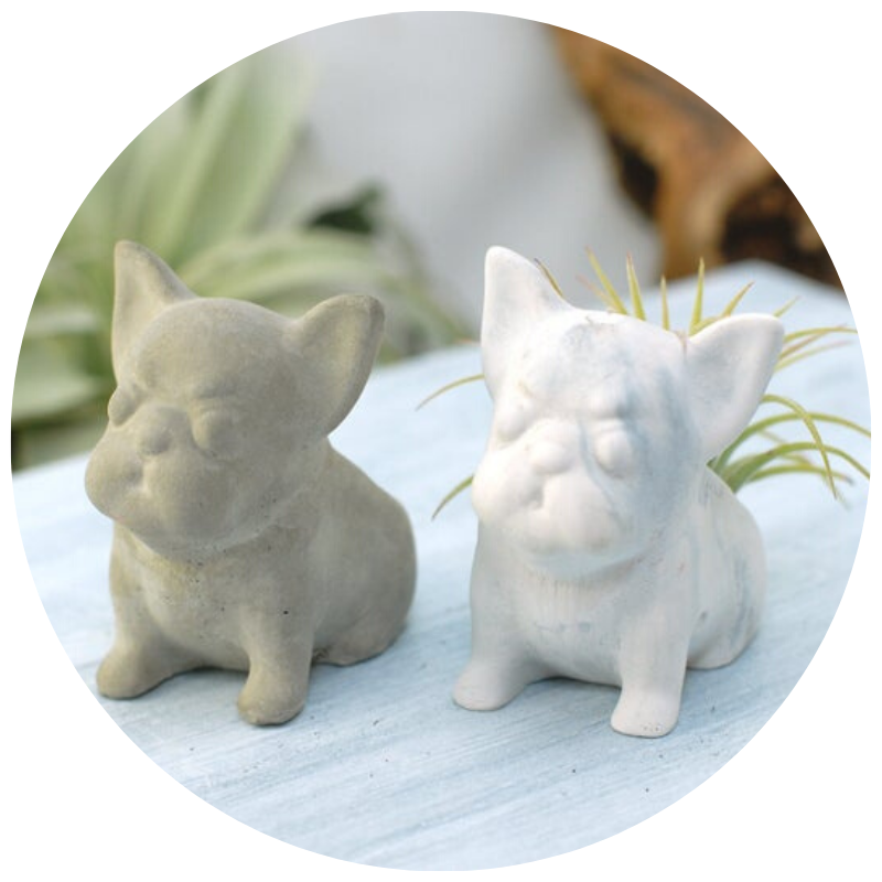 Concrete Small French Bulldog by PropsAndPop | 23+ Ways to include your dog in your wedding - These dog wedding ideas are perfect for the couple who wants to include their favorite pup on their big day!