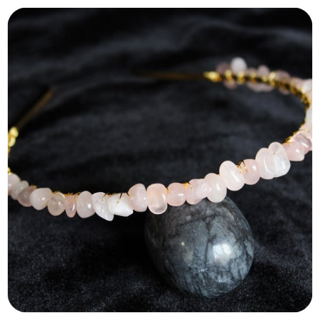 Rose Quartz Tiara by StoneyCreekBoutiques - Simply gorgeous rose quartz wedding things - The Wedding Club