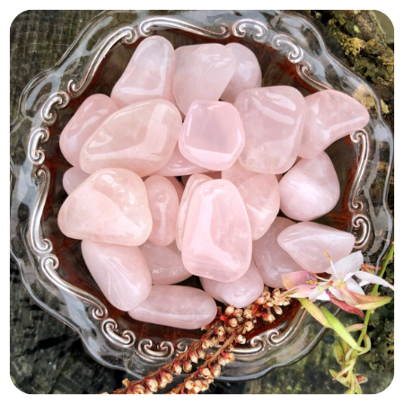 Rose Quartz Tumble Stone by LillianLacey