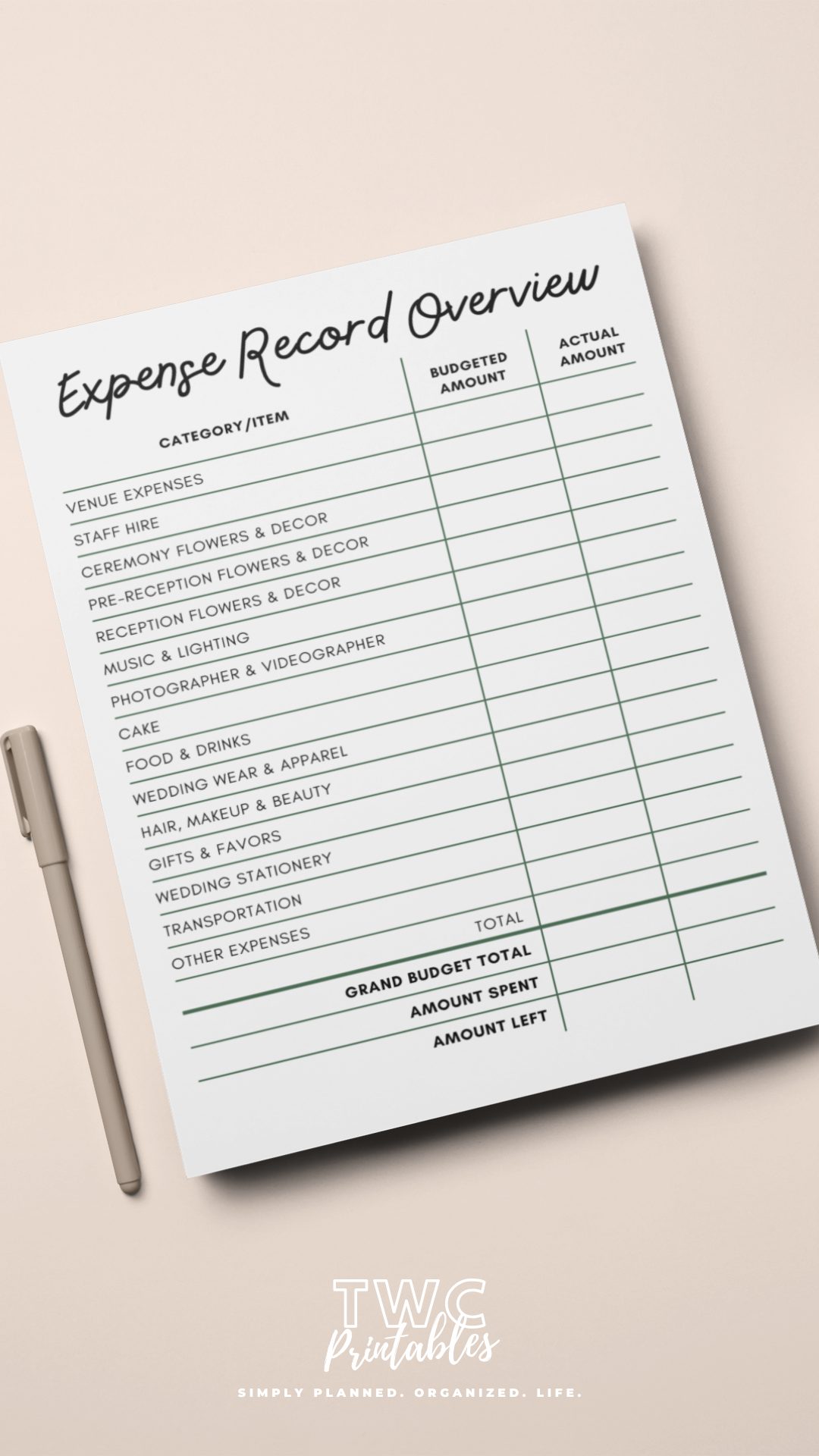 track your wedding expenses and costs - the wedding planner - 13 rules for styling your own wedding - The Wedding Club