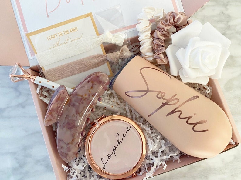 Personalized Bridesmaid Proposal Box by LoveLinax on Etsy