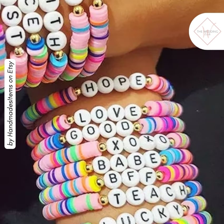 14 - Bracelet Making Kit by HandmadesItems on Etsy - 43 Things to add to the kiddies table at your wedding - The Wedding Club