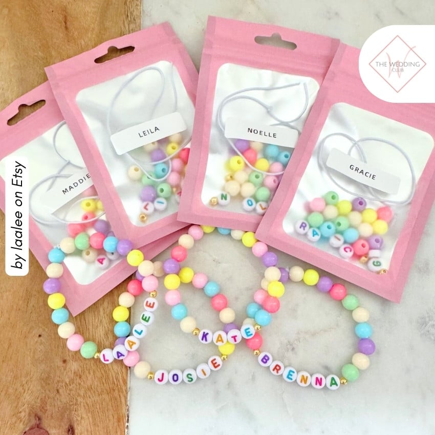 32 - Jewelry Making Kit by laalee on Etsy - 43 Things to add to the kiddies table at your wedding - The Wedding Club