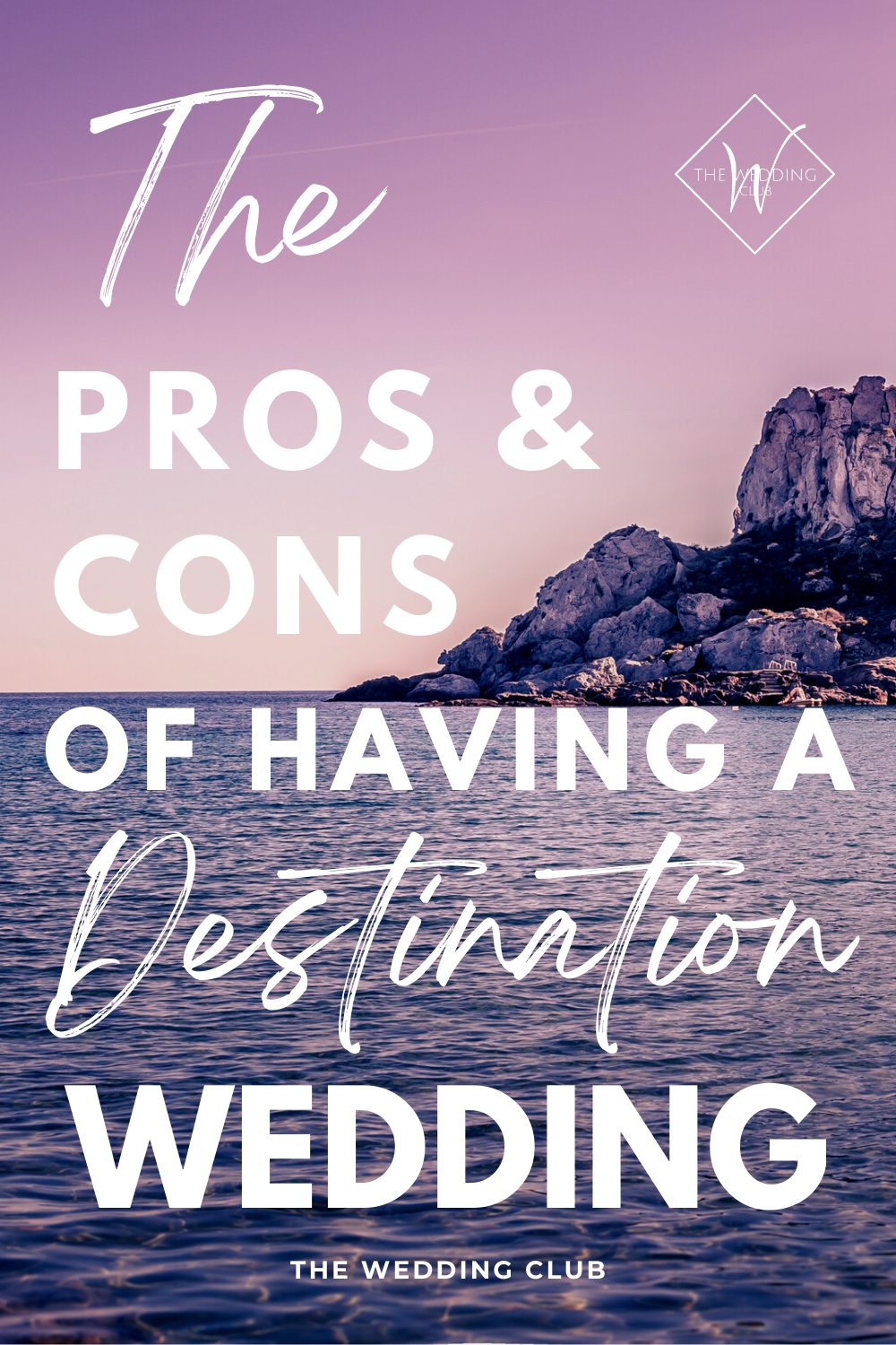The pros and cons of having a destination wedding