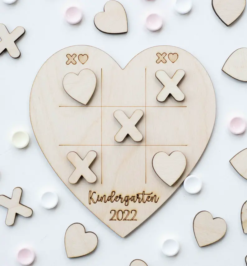 DIY Paint Kit for Kids Personalized Tic Tac Toe by GifterStudioShop on Etsy - Things to add to the kiddies table at your wedding - The Wedding Club