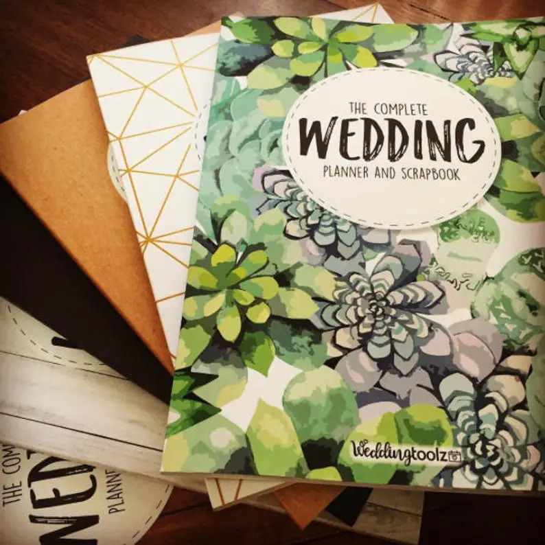Wedding Planner Book - Wedding Planning made easy. How to plan a wedding. by WaterGumPressStore on Etsy - 16 Fantastic Wedding Planners - The Wedding Club