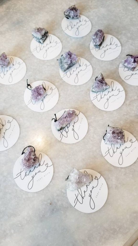 Amethyst Crystal Clusters | Party Favor Ideas | Bulk Crystals For Events, Retail, Gifts by PlantitaCrystalCo on Etsy - The Wedding Club