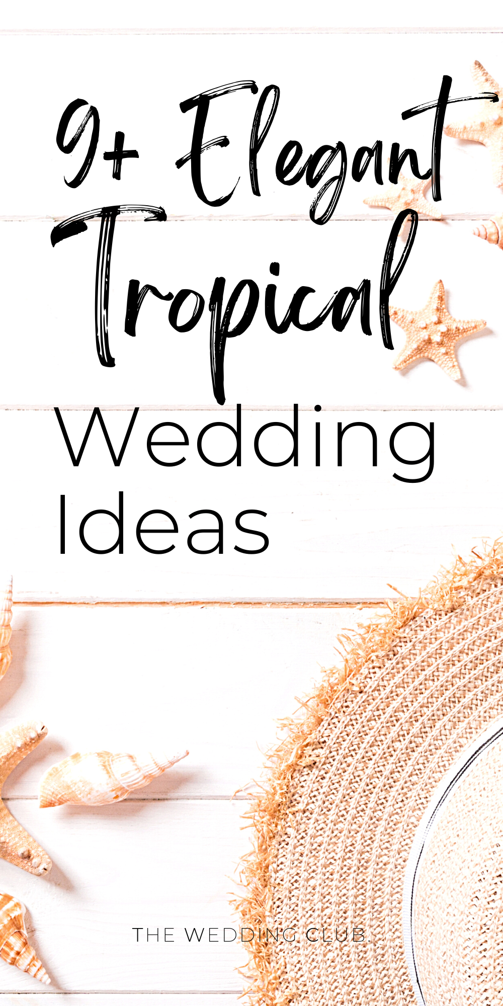 Elegant Tropical Wedding Theme Ideas by The Wedding Club