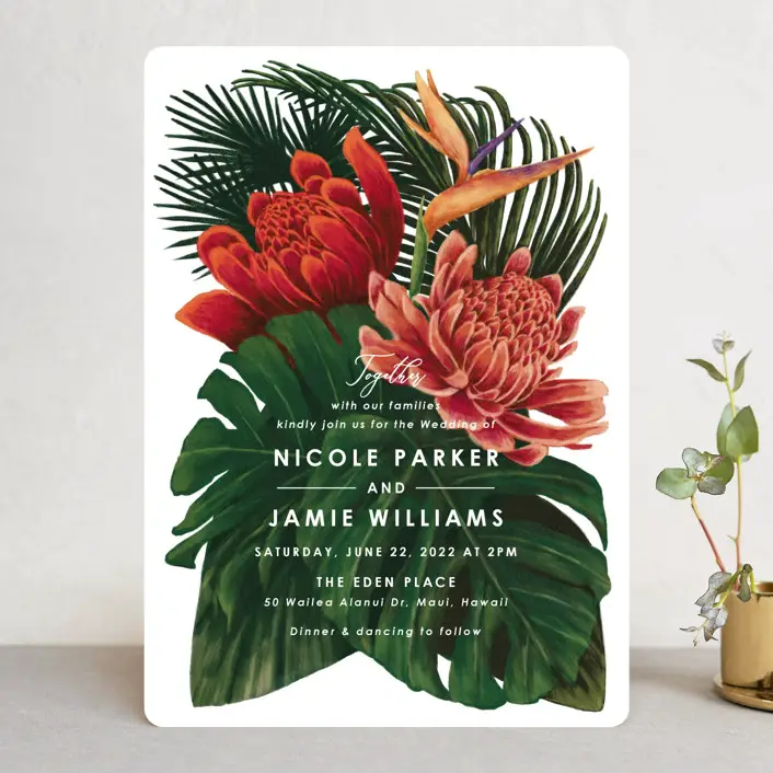 Tropical Bouquet by Elly on Minted