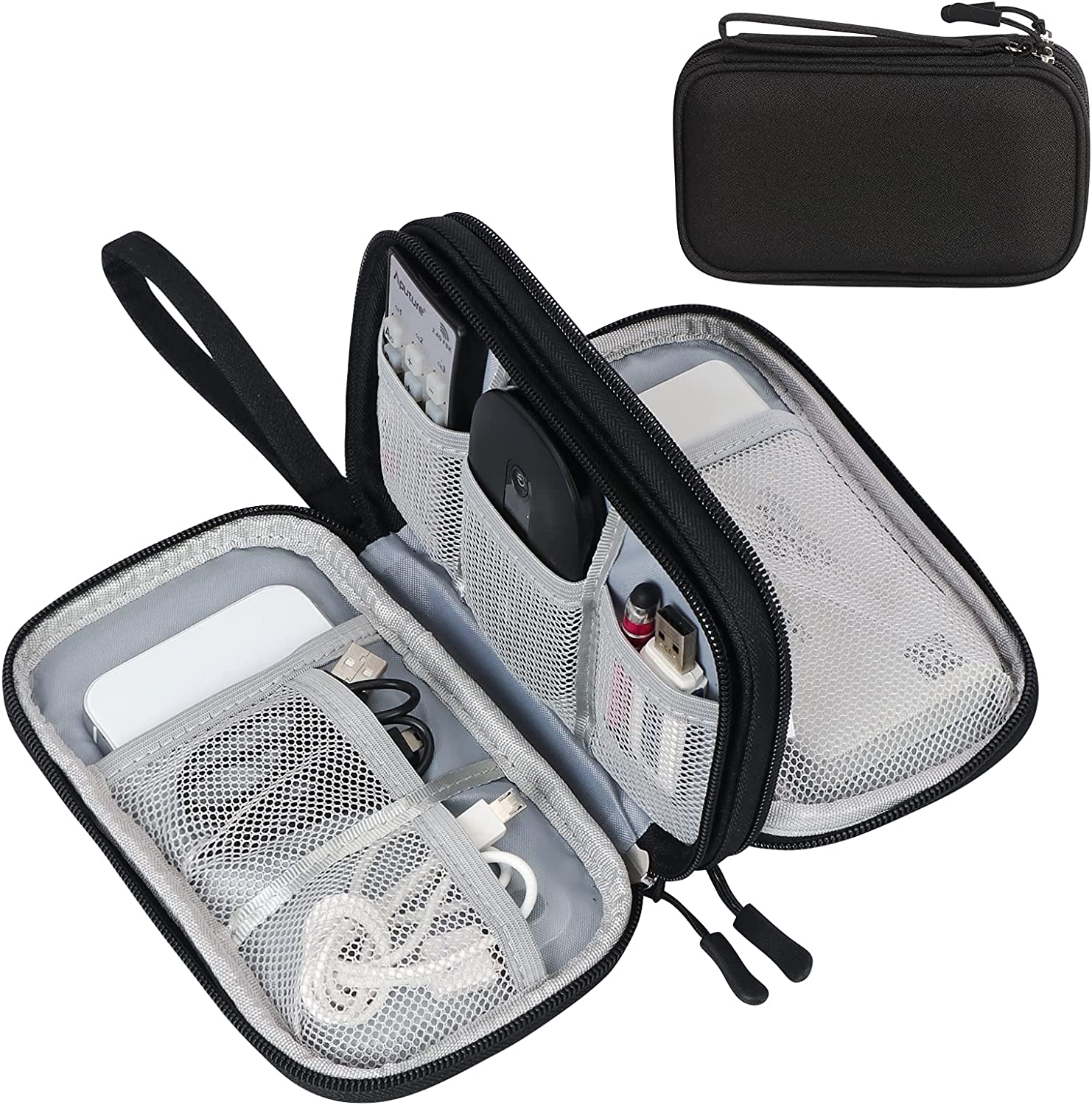 FYY Electronic Organizer, Travel Cable Organizer Bag Pouch Electronic Accessories Carry Case Portable Waterproof Double Layers All-in-One Storage Bag for... by FYY on Amazon - honeymoon gift ideas for newlyweds - The Wedding Club