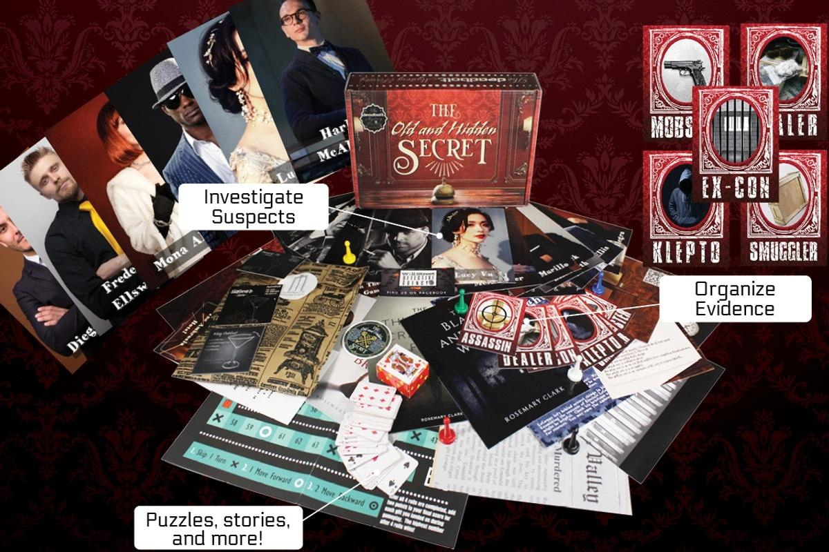 The Deadbolt Mystery Society Monthly Box - best subscription boxes for couples - The Wedding Club