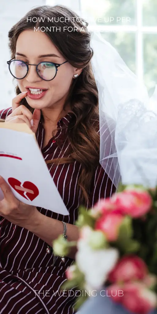 How much to save up per month for a wedding - The Wedding Club
