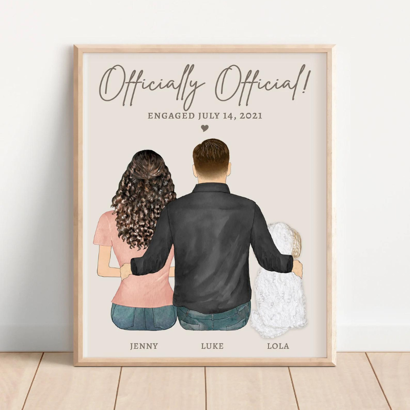 Personalized Wedding Gifts for the Couple Unique Engagement 