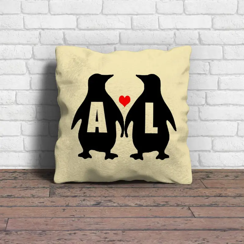 14. Penguin cushion by Xanbiandmedesigns on Etsy - 75 Best wedding gifts for couples - The Wedding Club