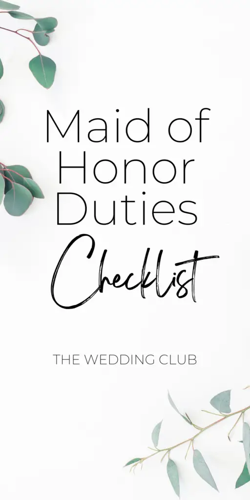 4. Ultimate Guide to Maid of Honor Duties A Comprehensive Wedding Responsibilities Checklist - The Wedding Club
