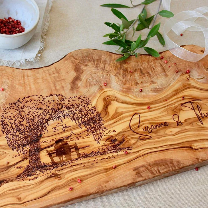 43. Custom Cutting Board by Eatartdrink on Etsy - 75 Best wedding gifts for couples - The Wedding Club