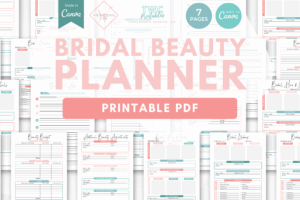 Bridal Beauty Planner - The Wedding Club X TWCprintables