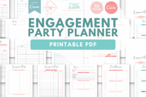 Engagement Party Planner - The Wedding Club X TWCprintables