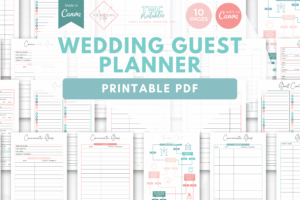 Wedding Guest Planner - The Wedding Club X TWCprintables