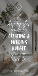 A Step-by-Step Guide Creating a Wedding Budget - THE WEDDING CLUB - PIN