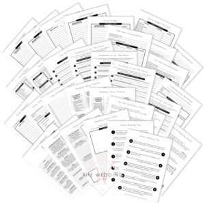 Printable wedding venue workbook - The Wedding Club