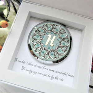 Compact Mirror Gift by CrystalFiligree on Etsy - 25 Wedding Morning Gifts Bride - The Wedding Club