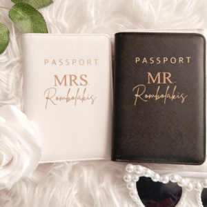 Passport Holder Set by SiewharackBoutique on Etsy - 25 Wedding Morning Gifts Bride - The Wedding Club