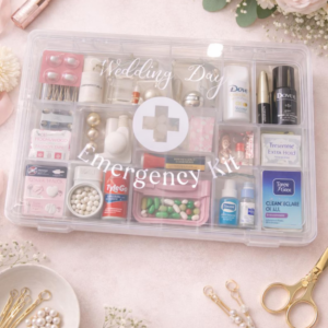 Wedding Day Emergency Kit Box by MareeCraftDesigns on Etsy - 25 Wedding Morning Gifts Bride - The Wedding Club