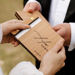 Wedding Vow Books Set by CasaVerdeWeddings on Etsy - 25 Wedding Morning Gifts Bride - The Wedding Club